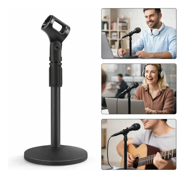 Suporte para microfone podcast